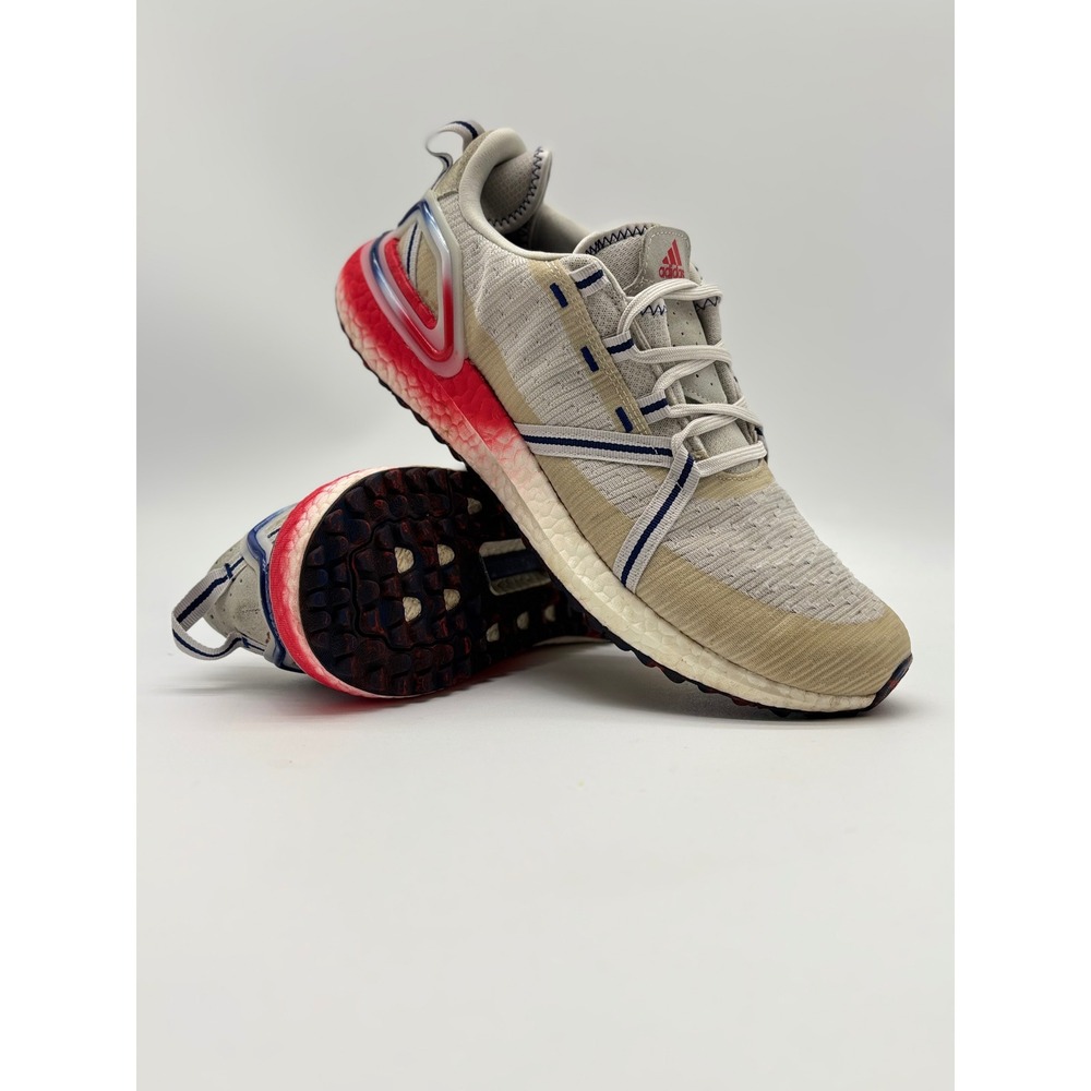 Adidas Ultraboost 20 Longest Day in Golf Tan Red Blue Mens 10.5 GW3445